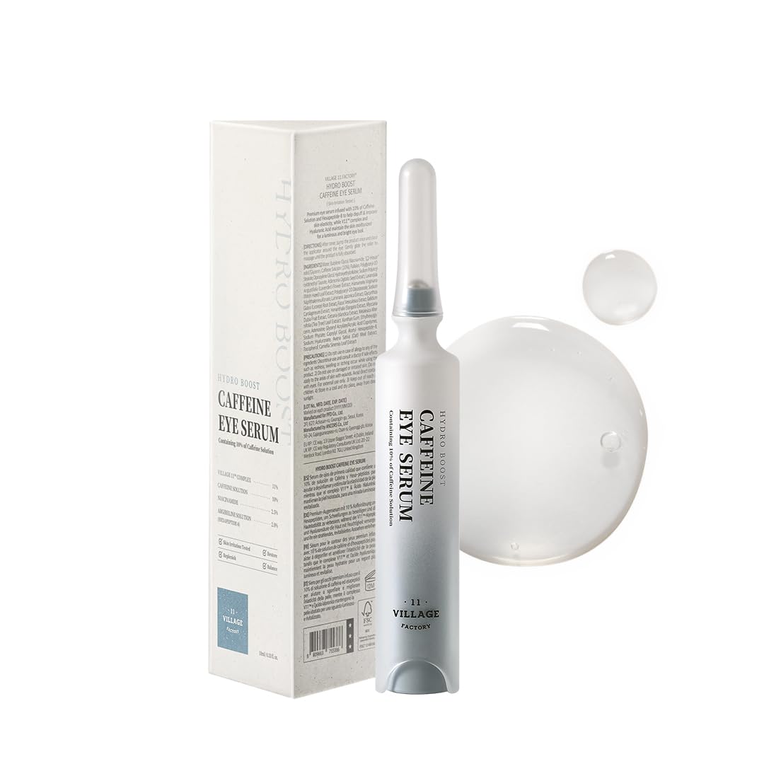 Amazon.com: VILLAGE11FACTORY Hydro Boost Caffeine Eye Serum